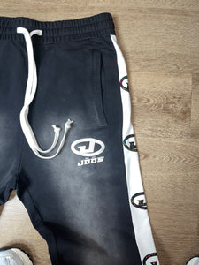 jōōs “iced out” sweatpants (black)