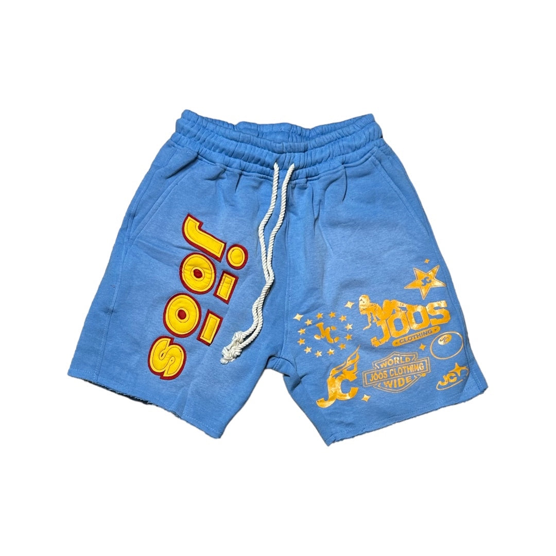 jōōs Acid Washed Shorts (light blue)