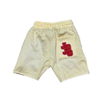 Load image into Gallery viewer, jōōs Acid Washed Shorts (cream)
