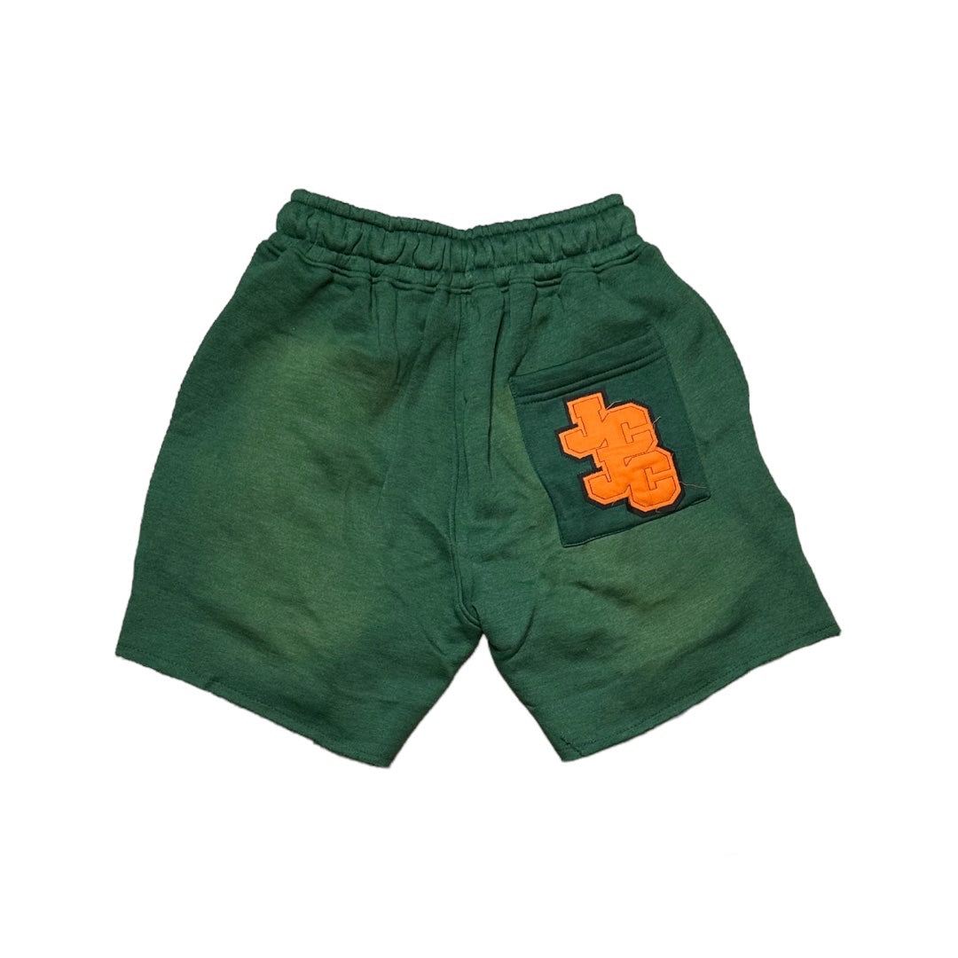 jōōs Acid Washed Shorts (green)