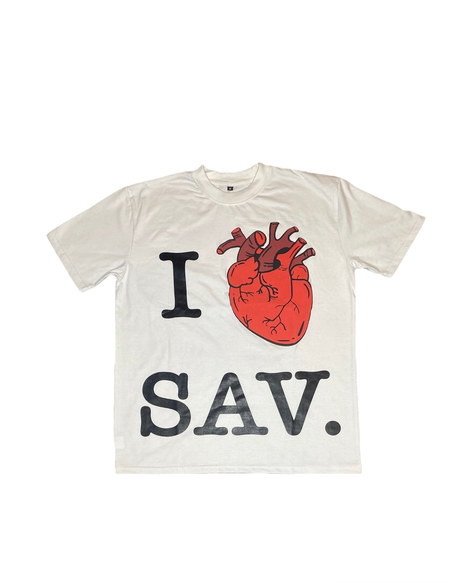 “I ❤️ SAV” Tee (white)