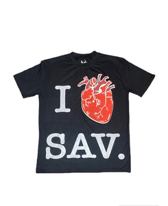 “I ❤️ SAV” Tee (black)