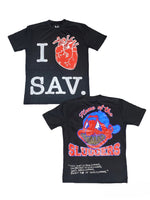 Load image into Gallery viewer, “I ❤️ SAV” Tee (black)
