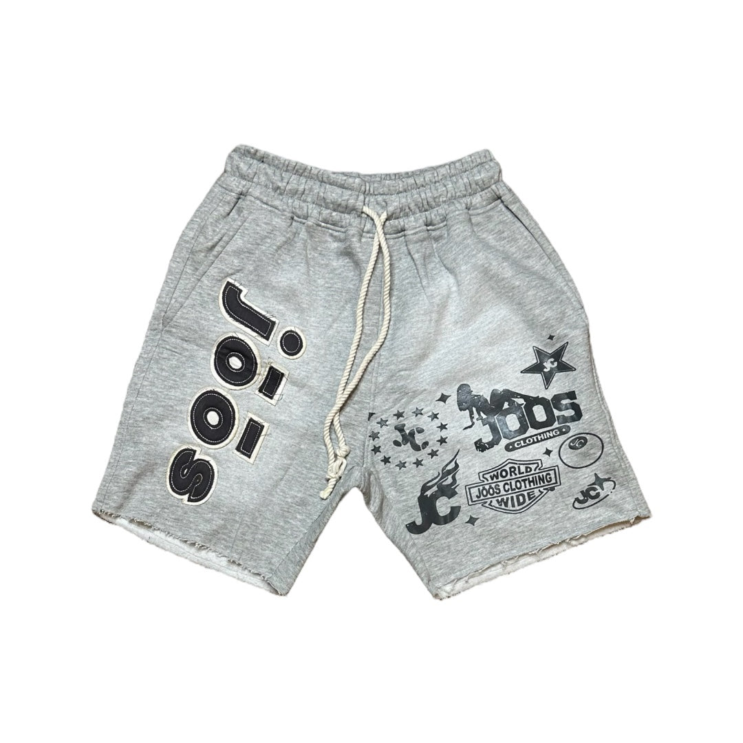 jōōs Acid Washed Shorts (grey)