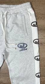 Load image into Gallery viewer, jōōs “iced out” sweatpants (heather gray)
