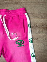 Load image into Gallery viewer, jōōs “iced out” sweatpants (hot pink)
