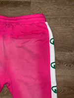 Load image into Gallery viewer, jōōs “iced out” sweatpants (hot pink)
