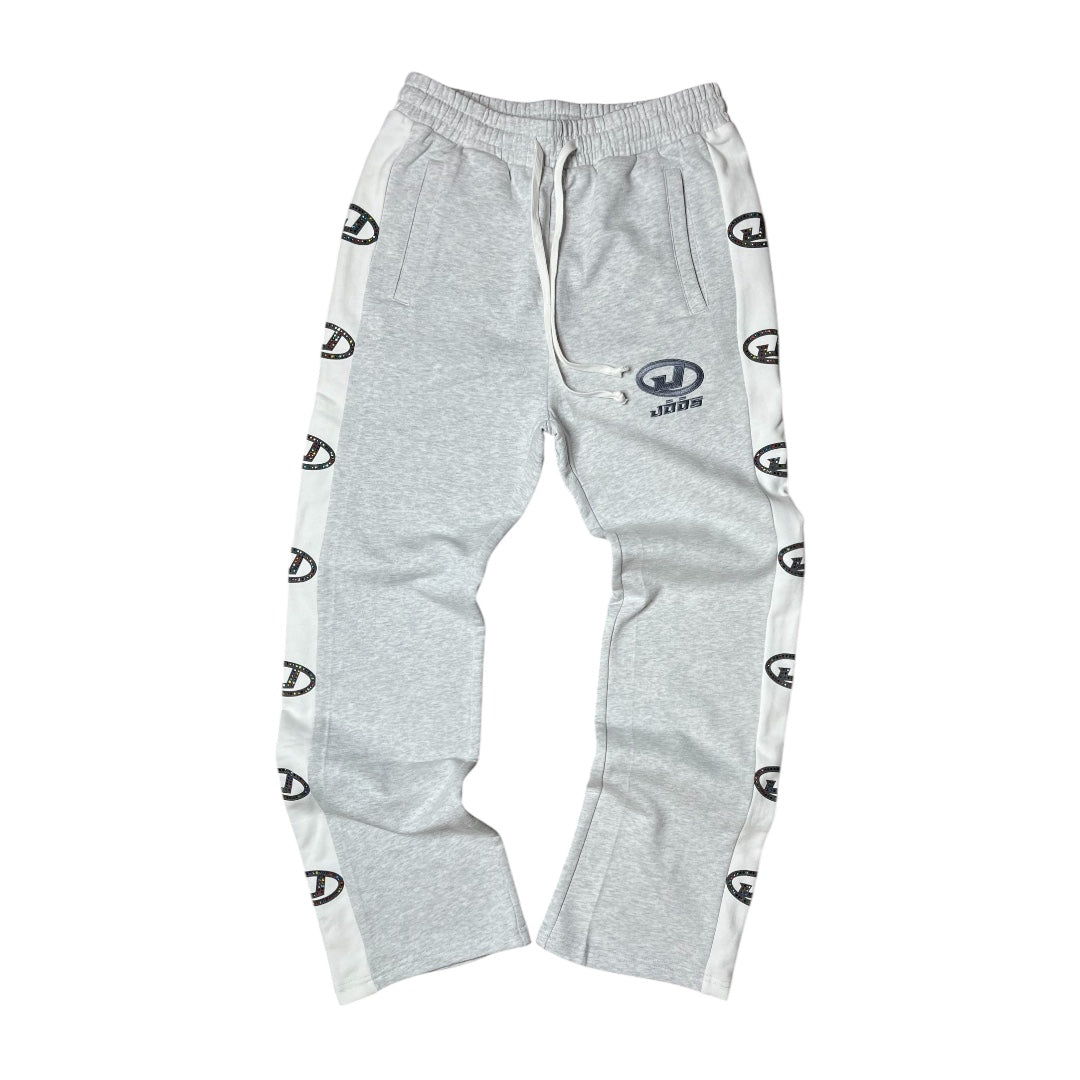 jōōs “iced out” sweatpants (heather gray)