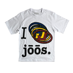 Load image into Gallery viewer, “i ❤️ jōōs” tee (white)
