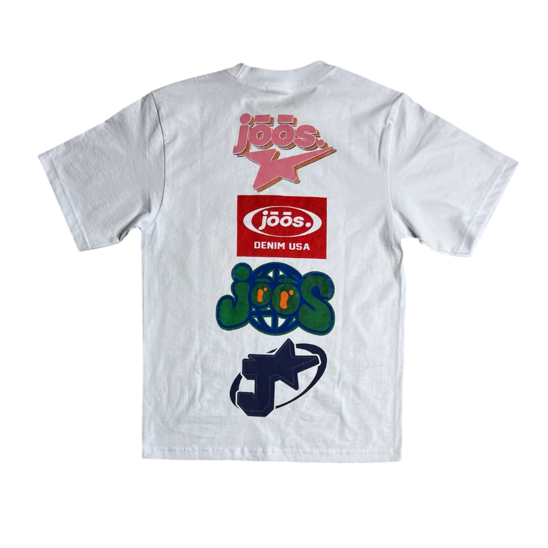 “i ❤️ jōōs” tee (white)